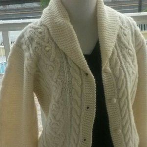 *SOLD* L.L. Bean Vintage Wool  Fisherman Sweater